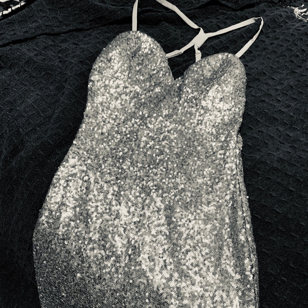 Silver Sequins dress
